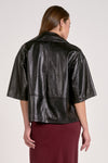 Elan Taylor Vegan Leather Jacket - Black-Hand In Pocket