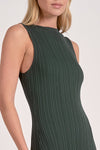 Elan Sloane Maxi Dress-Pine-Hand In Pocket