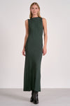 Elan Sloane Maxi Dress-Pine-Hand In Pocket