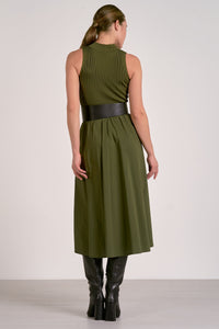 Elan Reagan Maxi Dress - Pine-Hand In Pocket