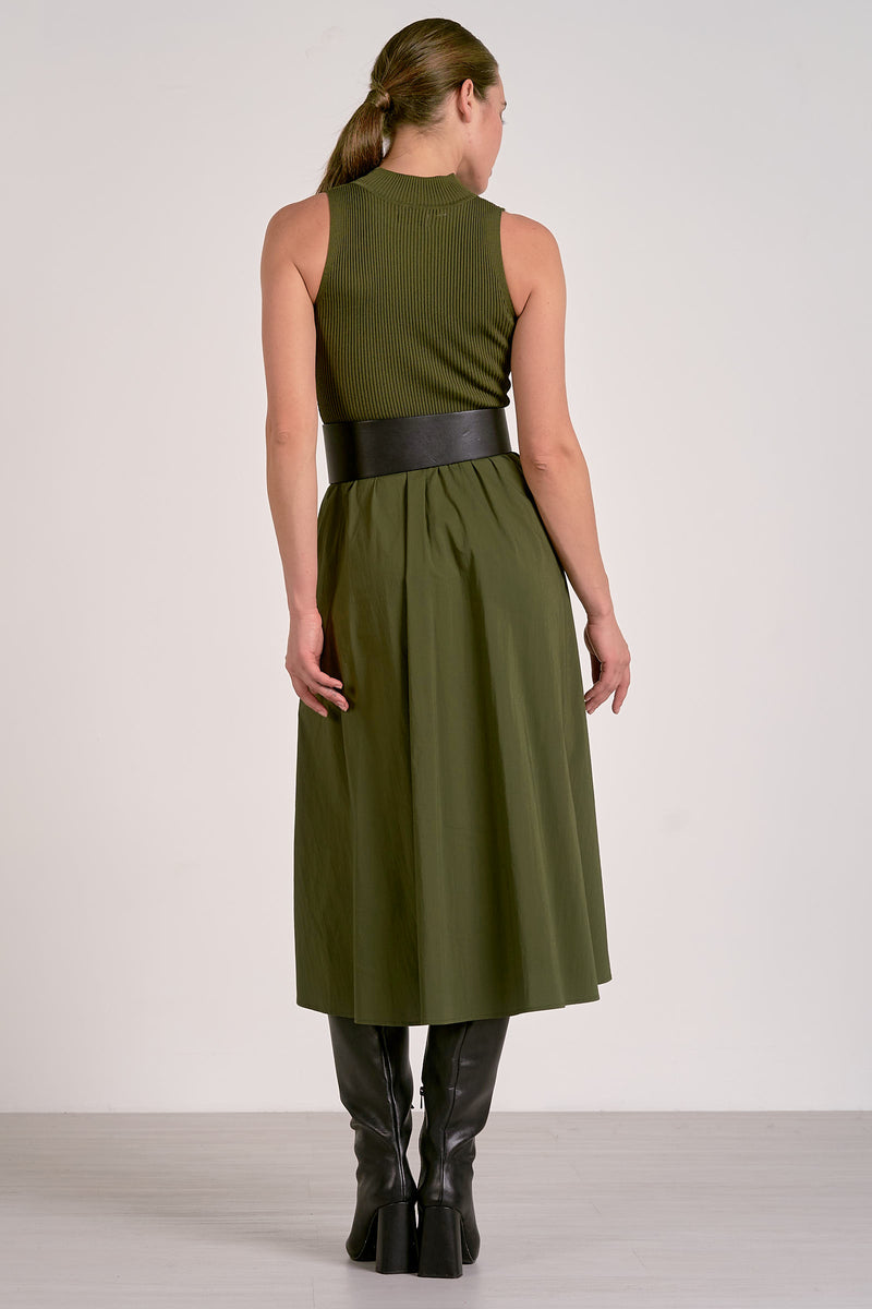 Elan Reagan Maxi Dress - Pine-Hand In Pocket