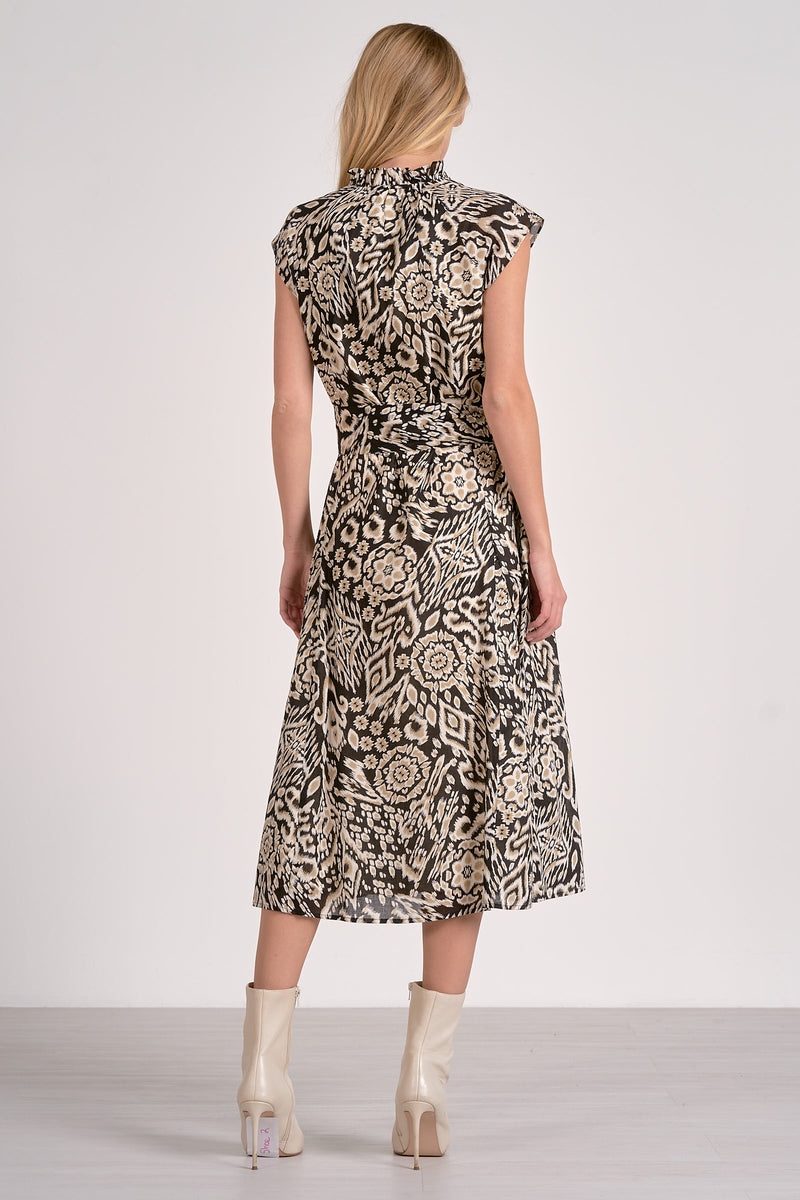 Elan Emma Maxi Dress- Black Acorn-Hand In Pocket