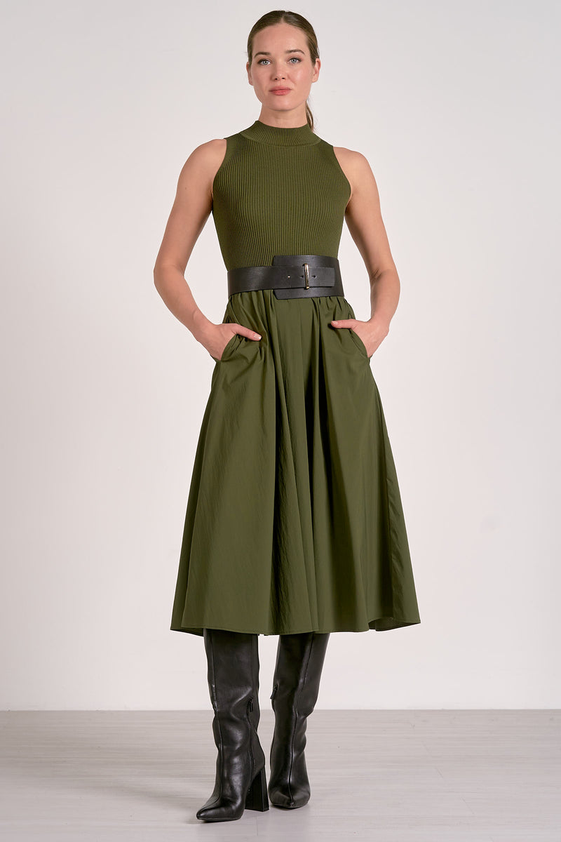Elan Reagan Maxi Dress - Pine-Hand In Pocket
