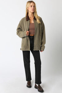 Eli Barn Jacket- Olive