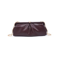 Kit Crossbody: Burgundy-Hand In Pocket