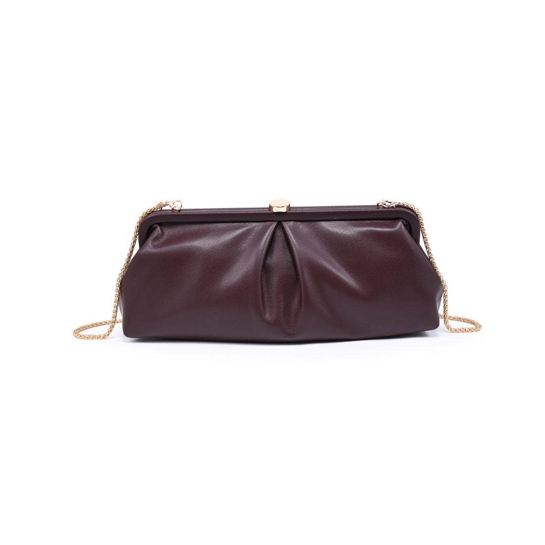 Kit Crossbody: Burgundy-Hand In Pocket
