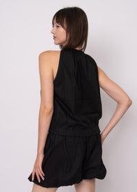 RD Style Karen Twill Top - Black-Hand In Pocket