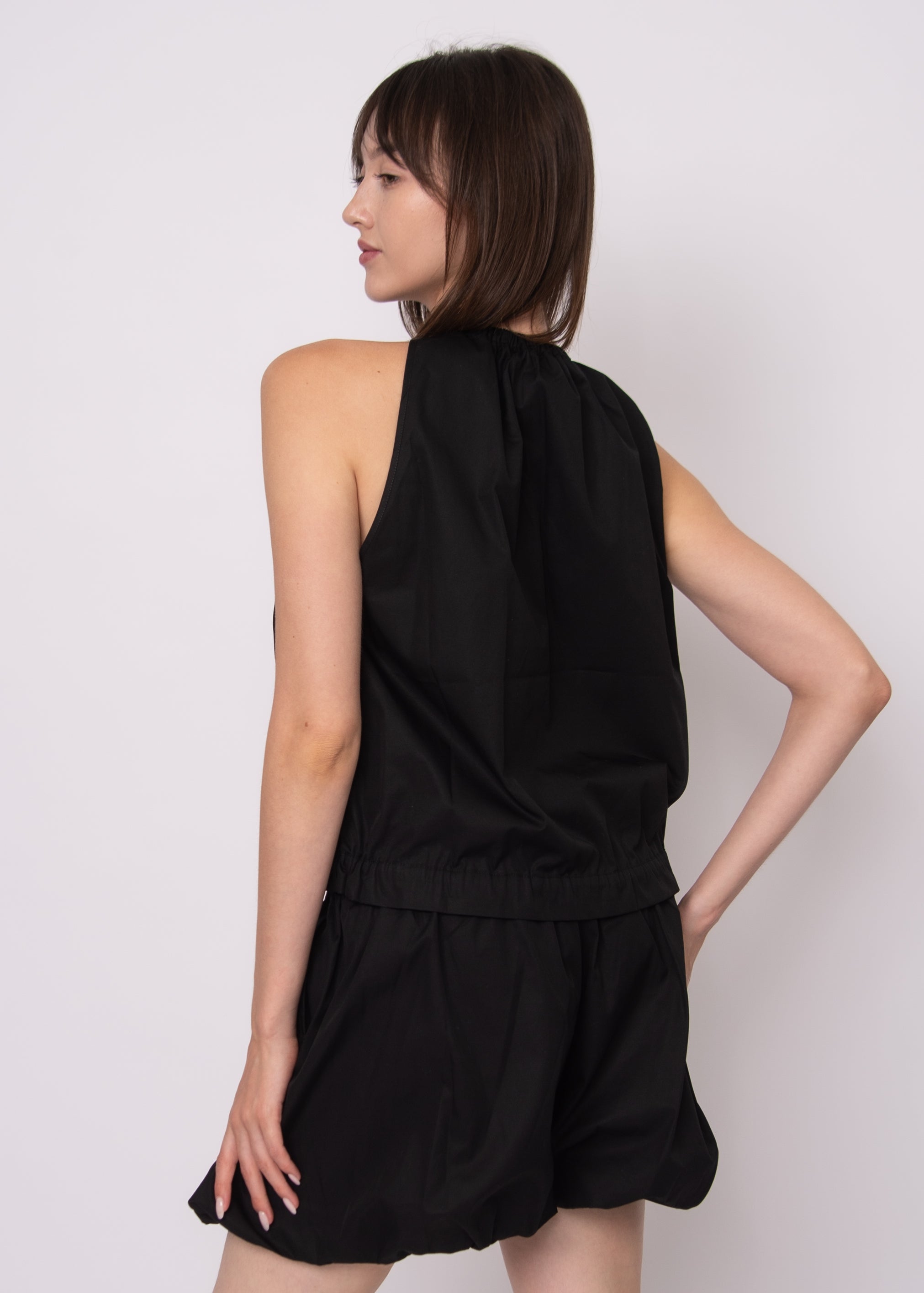 RD Style Karen Twill Top - Black-Hand In Pocket