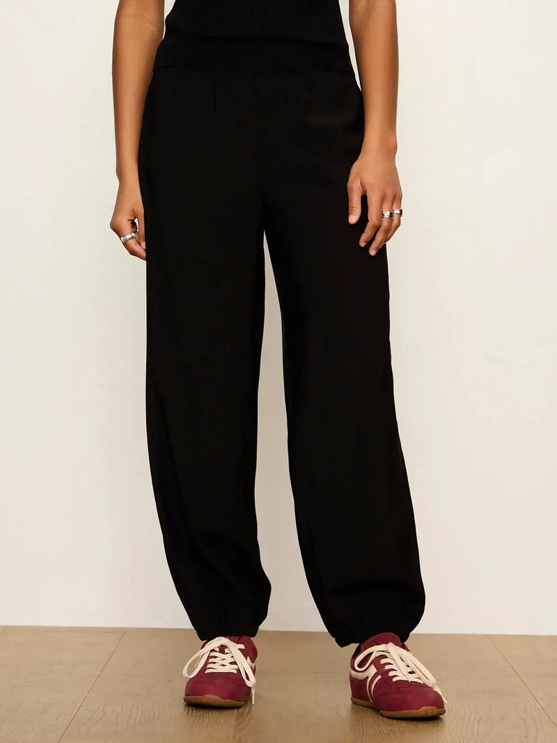 Sanctuary Micro Ballon Pant - Black-Hand In Pocket