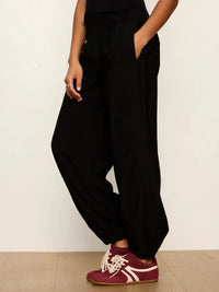 Sanctuary Micro Ballon Pant - Black-Hand In Pocket
