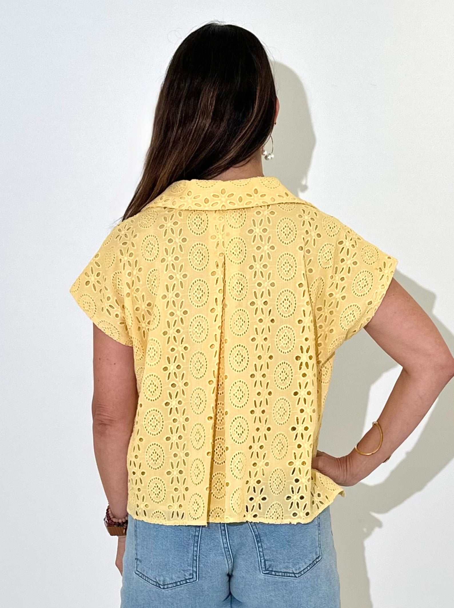 Cleobella Selene Blouse - Impala-Hand In Pocket