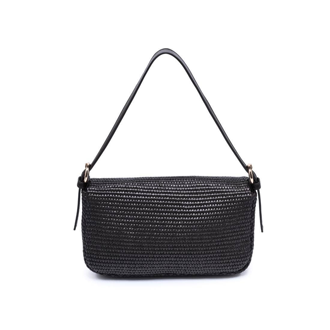 Gloria - Straw Crossbody: Chocolate