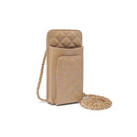 Brianna Cell Phone Crossbody - Polished Natural-Hand In Pocket