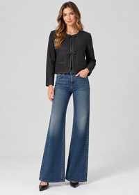 THML Maribel Kimono Jacket - Black-Hand In Pocket
