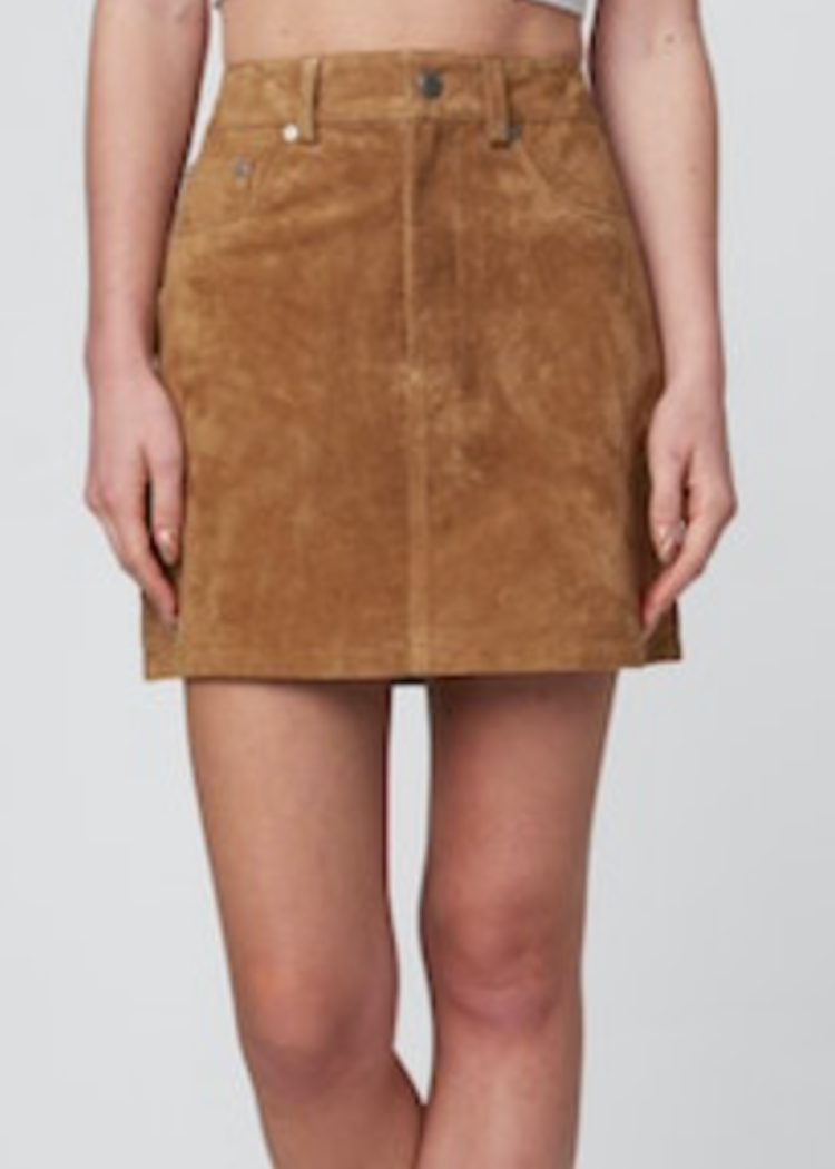 Blank NYC Pecan Skirt ***FINAL SALE***-Hand In Pocket