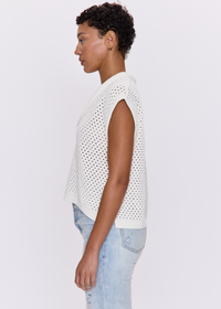 Pistola Beck Top- Le Blanc-Hand In Pocket