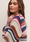 Z Supply Asheville Striped Sweater-Hand In Pocket