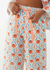 Mersea Over The Moon PJ Set- Zinnias-Hand In Pocket