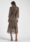 Elan Paisley Midi Dress-Hand In Pocket