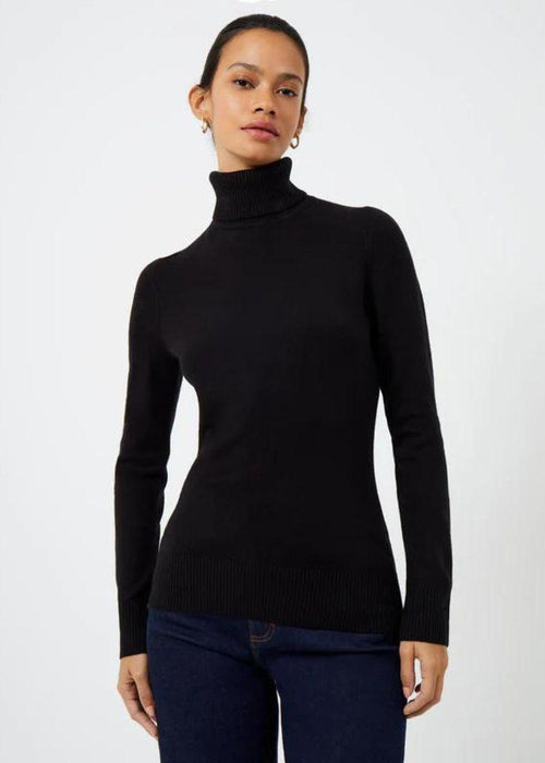 French Connection Baby Soft Turtleneck - Black ***FINAL SALE***-Hand In Pocket