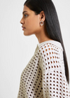 Manda Pointelle Shirt Jumper-Hand In Pocket