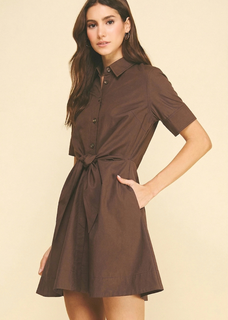 Dahlia Dress -Espressso