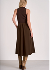 Elan Reagan Maxi Dress - Cocoa-Hand In Pocket