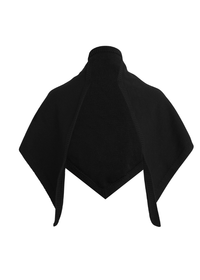Favorite Daughter Triangle Scarf- Black-Hand In Pocket
