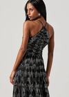 ASTR The Label Madeline Halter Dress - Black/Silver ***FINAL SALE***-Hand In Pocket