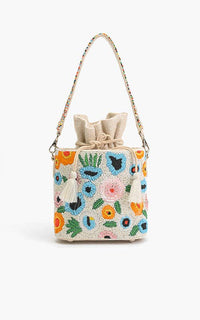 Foral Paradise Bucket Bag-Hand In Pocket
