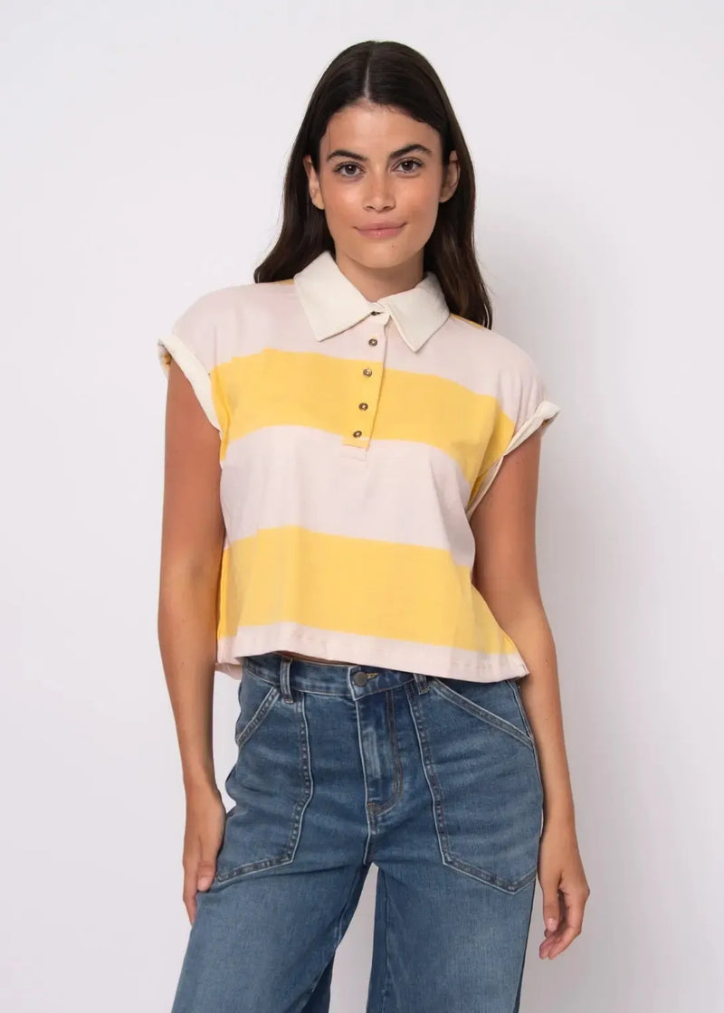 RD Style Harper Boxy Top - Pale Pink-Hand In Pocket