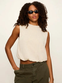 Sanctuary Quinn Bubble Shell - Bone-Hand In Pocket