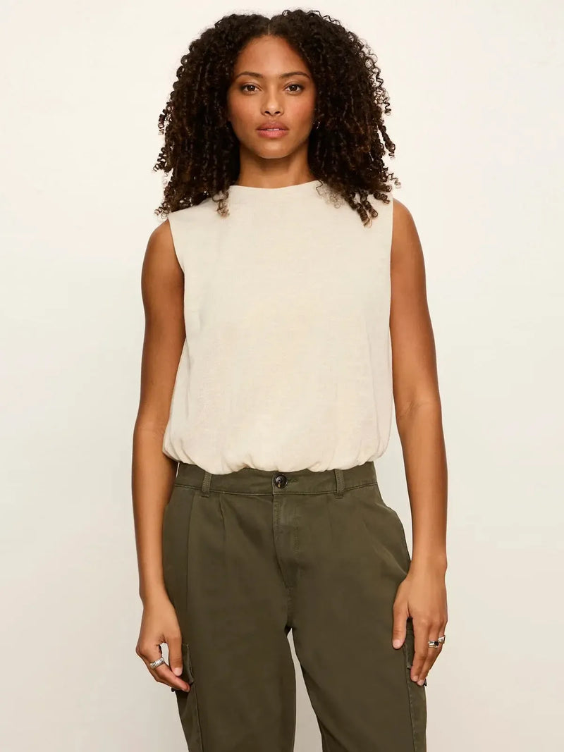Sanctuary Quinn Bubble Shell - Bone-Hand In Pocket