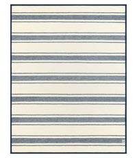 Dockside Stripe Navy Blanket: Original