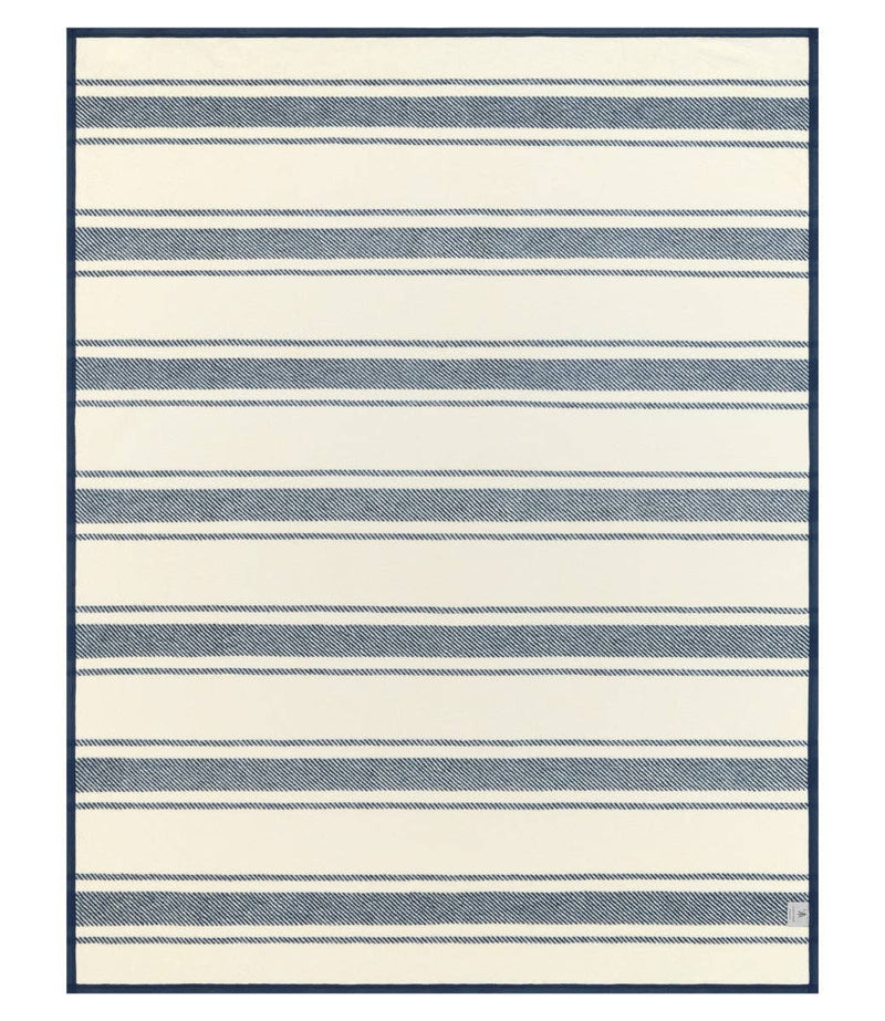 Dockside Stripe Navy Blanket: Original