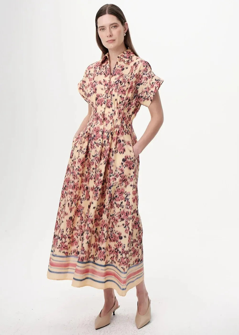 Exquise Floraia Dress - Multi Color-Hand In Pocket