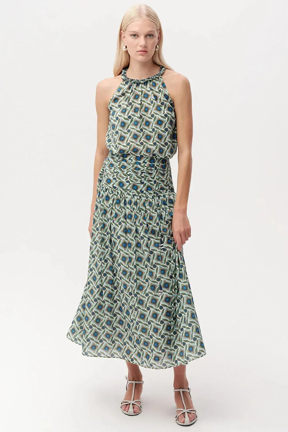 Exquise Eldon Skirt - Multi Color-Hand In Pocket