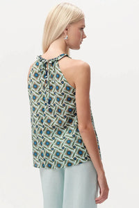 Exquise Grant Blouse - Multi Color-Hand In Pocket