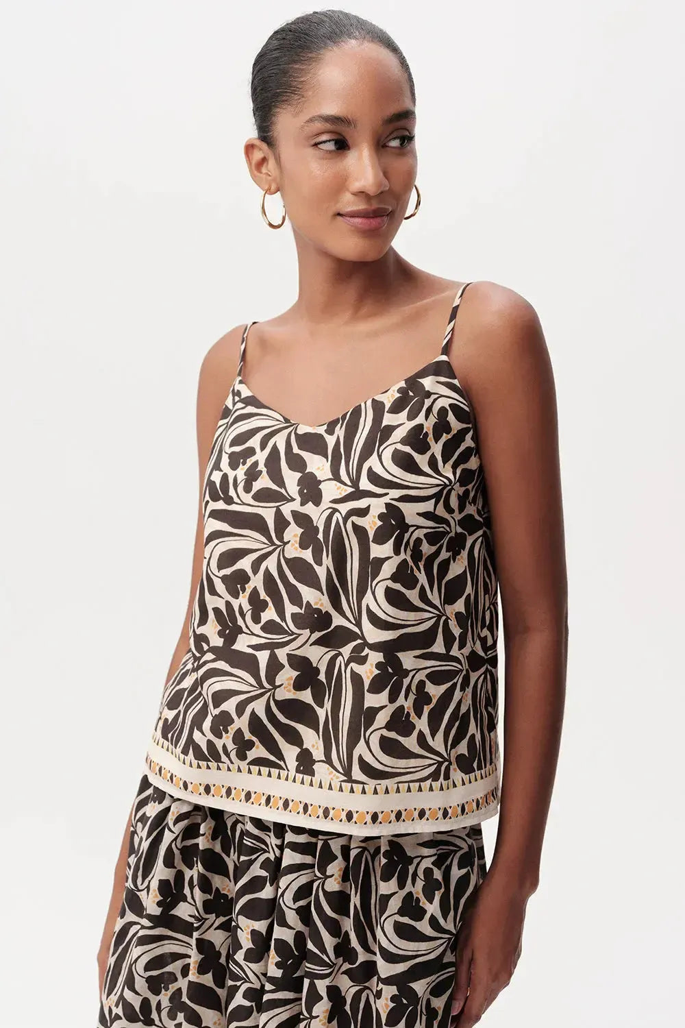 Exquise Abella Blouse - Multi Color-Hand In Pocket