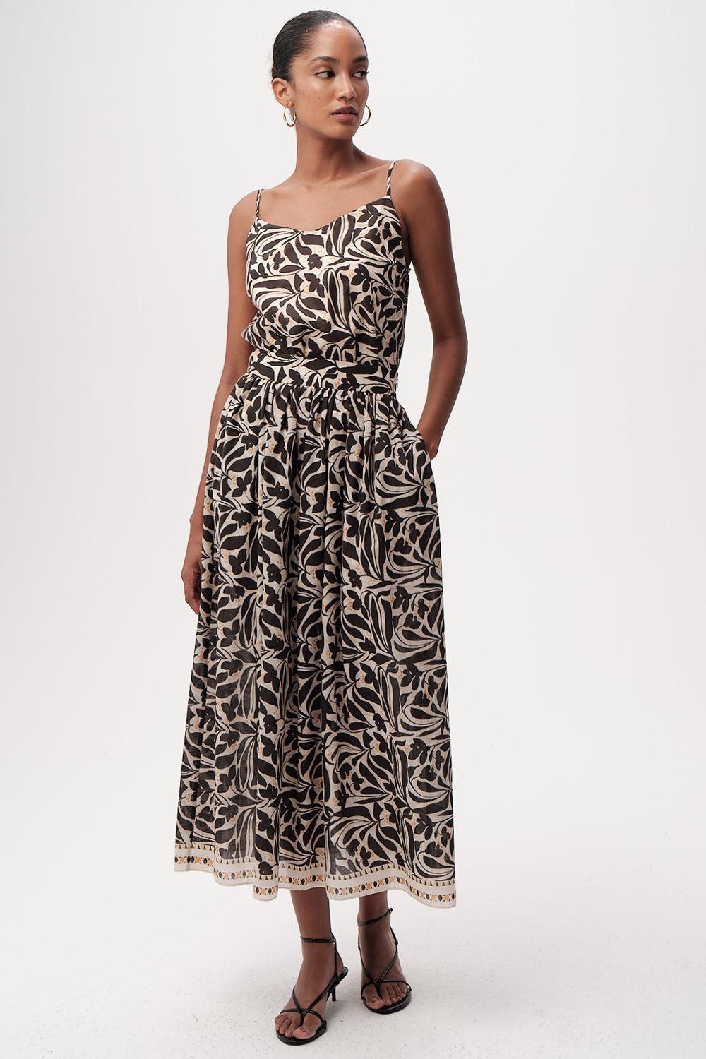 Exquise Chantal Skirt - Multi Color-Hand In Pocket