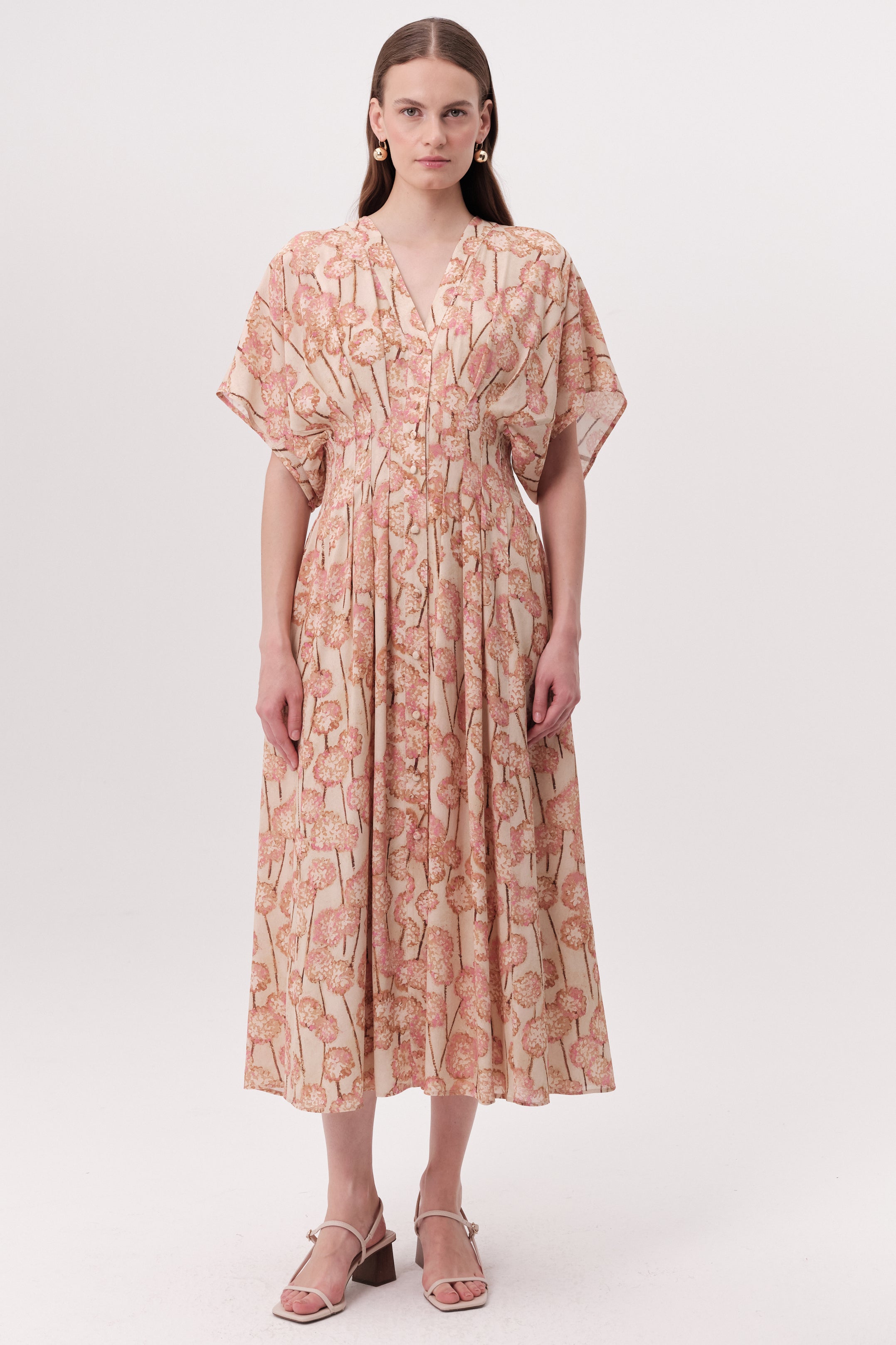 Exquise Mattie Dress- Multi-Hand In Pocket