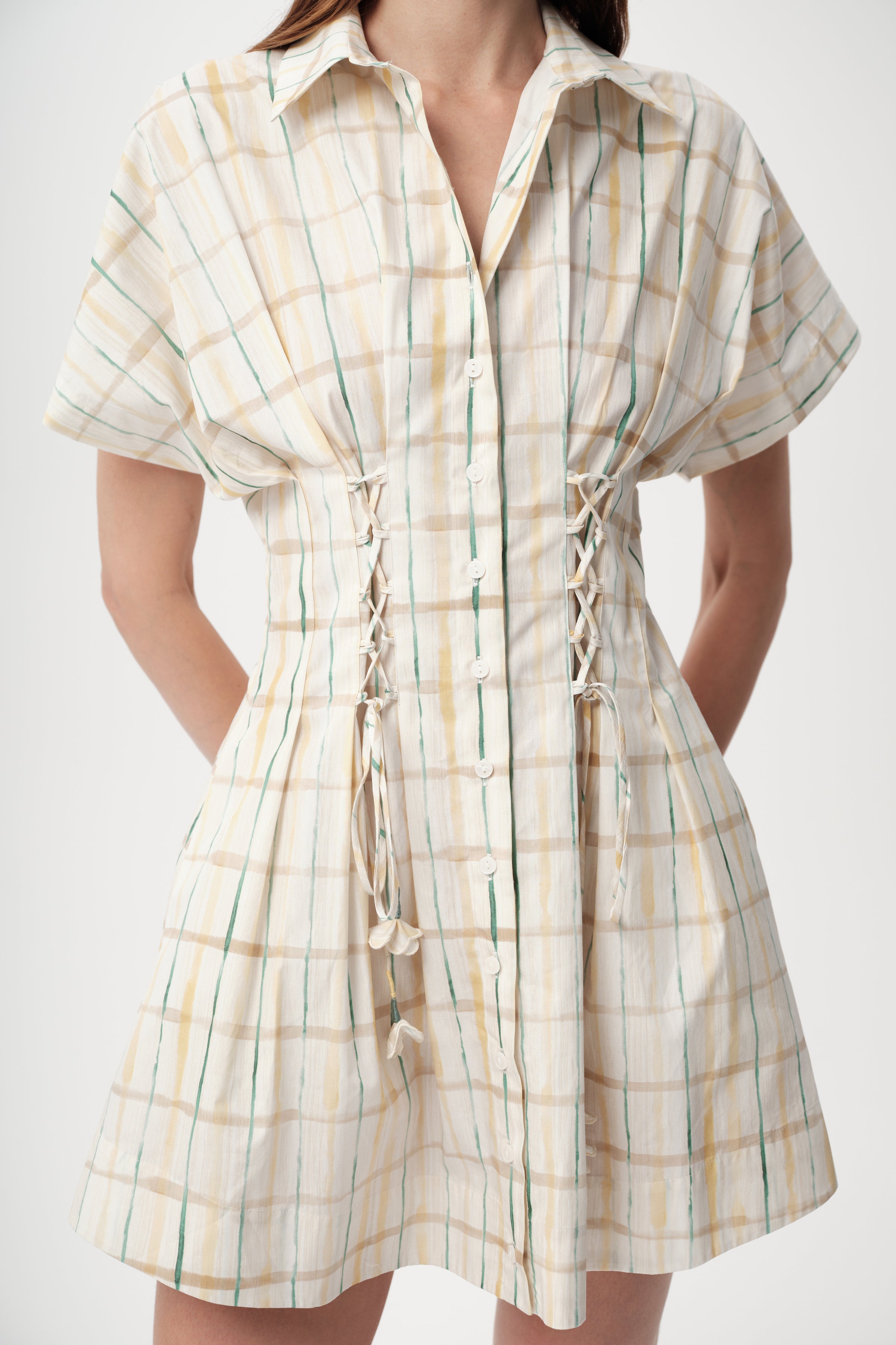Exquise Alberge Dress - Multi Color-Hand In Pocket