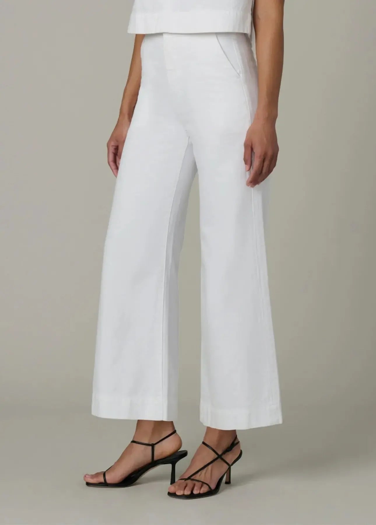 Joe's Jeans The Clean Denim Trouser Ankle - White-Hand In Pocket