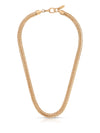 Woven Chain Necklace: 18k Gold Plated / One Size