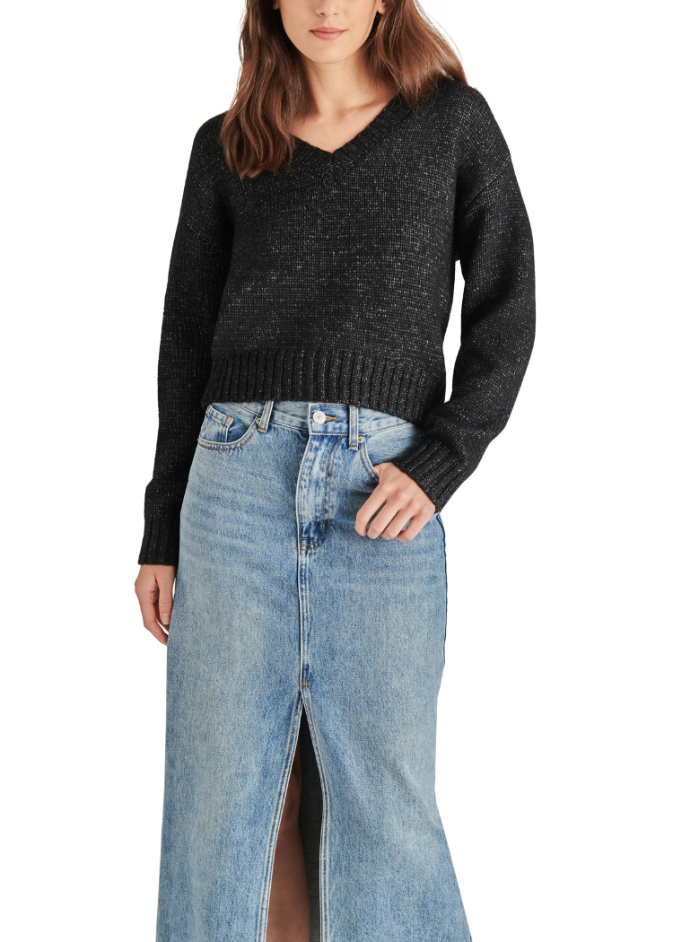 Steve Madden Houston Sweater - Black ***FINAL SALE***-Hand In Pocket