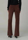 Joe's Jeans The Provocateur Petite Bootcut - Chocolate-Hand In Pocket