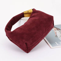 Orla Hobo with Gold Accents: Wine-Hand In Pocket