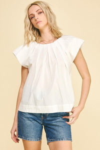 Blakely Top - Off White-Hand In Pocket