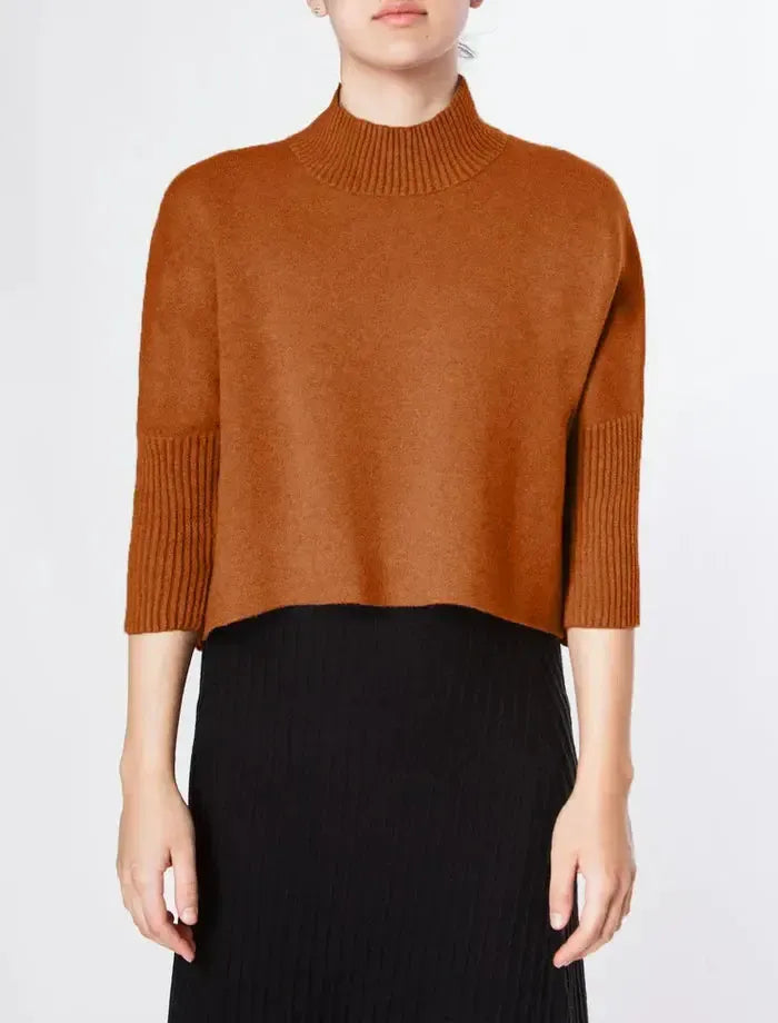 Kerisma Aja Sweater- Cinnamon-Hand In Pocket