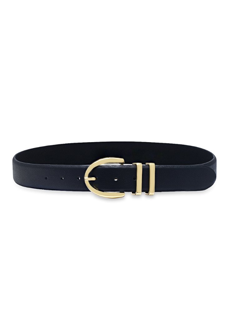 Laurel & Gold Palisades Belt - Black-Hand In Pocket